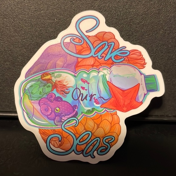 SAVE OUR SEAS STICKER - Picture 1 of 1